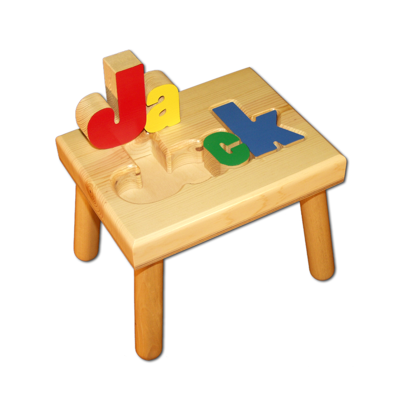 On Demand Damhorst Toys Small Name Puzzle Stool